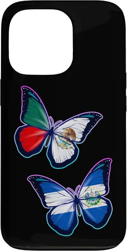 Miniatura 10 de El Salvador y México bicultural Roots - Carcasa para iPhone 17 (versión mariposa)