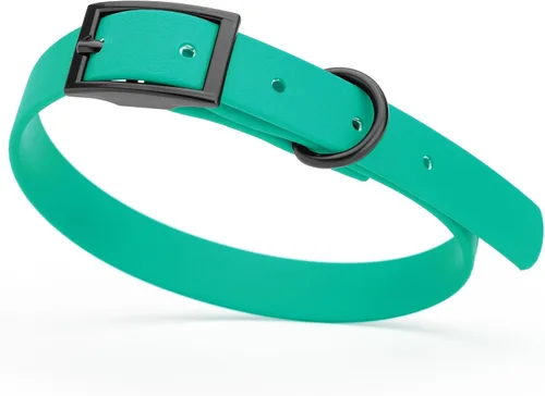 Miniatura 60 de Dogline Biothane - Collar impermeable para perro con hebilla de liberación rápida, resistente cincha de nailon recubierta con resistente y a prueba