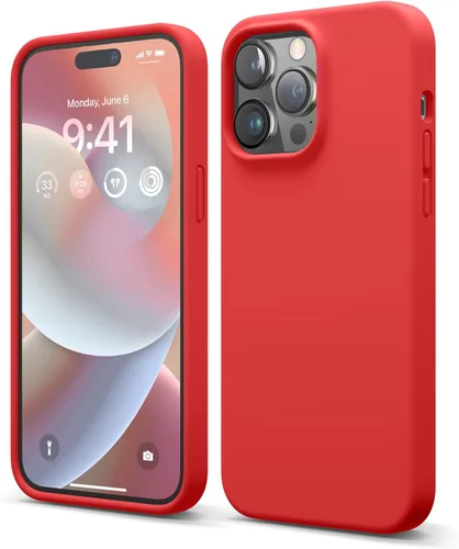 Miniatura 12 de elago Funda compatible con iPhone 14 Pro Max, de silicona líquida, funda protectora de cuerpo completo, a prueba de golpes, funda delgada
