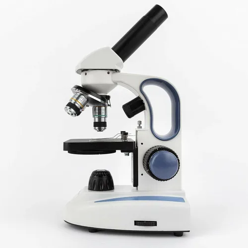 Miniatura 3 de AmScope Microscopio monocular compuesto inalámbrico digital M158C-2L-E, oculares WF10x y WF25x, aumento de 40x-1000x, iluminación LED superior e