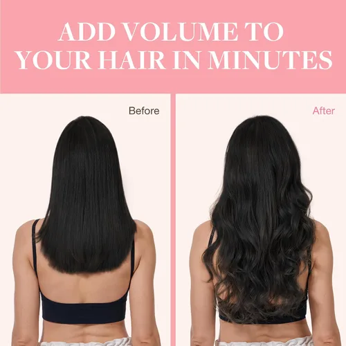 Miniatura 6 de GOO GOO - Extensiones de cabello humano natural y real con clip para mujer, extensiones de cabello Remy, 12 pulgadas, 3 onzas (85 g), 7