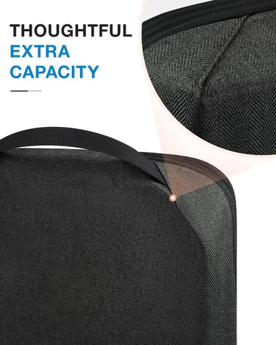 Miniatura 6 de BAGSMART Juego de 6 cubos de embalaje de compresión para maletas, cubos de viaje de compresión y organizador de maletas para empacar con bolsa