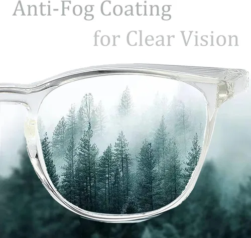 Miniatura 4 de Gafas de seguridad para hombres y mujeres, gafas de seguridad antivaho cómodas, bloqueo de luz azul, protección UV, enfermeras adultas (clear 1pack)