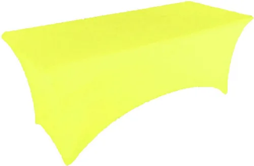 Miniatura 14 de Mantel de mesa de elastano elástico para mesa plegable rectangular de 5.9 ft, color verde cazador