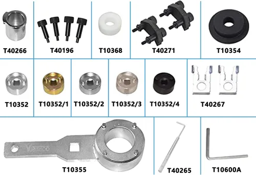 Miniatura 3 de ZKTOOL - Herramienta de bloqueo de alineación de árbol de levas para motor, compatible con VW VAG Audi 1.8 2.0 TSI TFSI (2006-2018) EA888, T10352