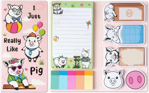 Miniatura 40 de B1ykin Lindo Conjunto de Notas Adhesivas - Bloc de Notas Autoadhesivas con Forma de Videojuego de Subir de Nivel, 550 Hojas de Páginas de Memo