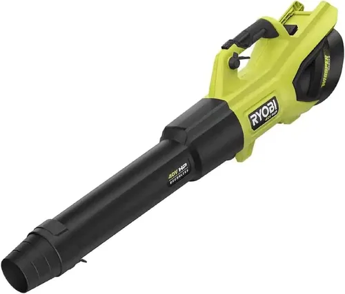 RYOBI RY404013BTL 40V HP Brushless Whisper Series 155 MPH 600 CFM - Soplador de hojas de batería inalámbrico (solo herramienta) (renovado)