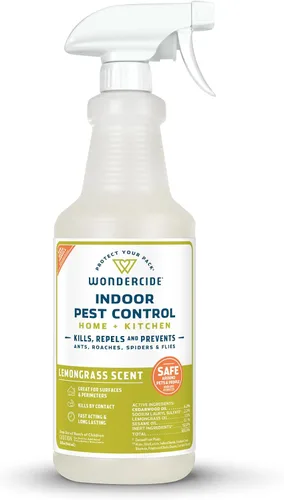 Miniatura 11 de Wondercide – Rociador de control de plagas de interior para hogar y cocina – Insecticida y repelente de hormigas, cucarachas, arañas, moscas