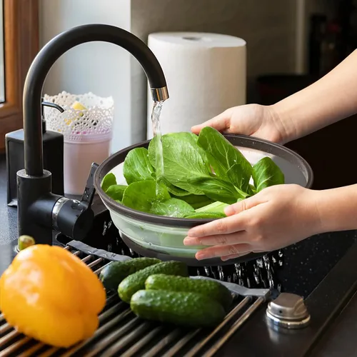 Miniatura 5 de Tapa para microondas con alfombrilla de silicona – Plegable, con ventilación, reutilizable, protector de alimentos y cubierta para platos