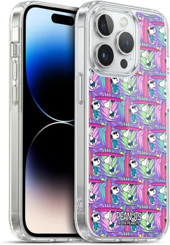 Miniatura 114 de Head Case Designs Peanuts Tropical Surf Snoopy Aloha Disco Gel Funda con licencia oficial [protección de grado militar] compatible con Apple iPhone