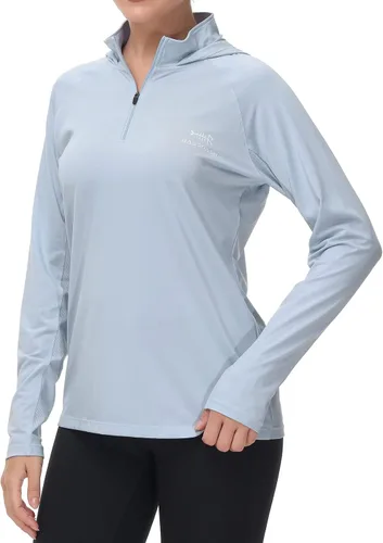 Miniatura 5 de BASSDASH Sudadera con capucha UPF 50+ de manga larga para mujer