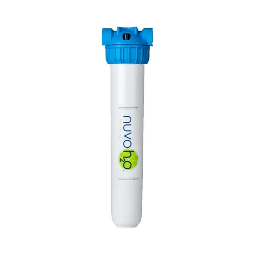 NuvoH2O Sistema de filtro de agua a base de cítricos, sin sal + suavizante de agua, agua saludable y pura, conserva minerales saludables, elimina la