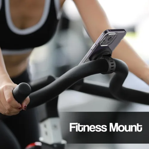 Miniatura 4 de ENCASED Grip-X - Soporte magnético para barra, compatible con MagSafe - Soporte para teléfono para gimnasio, bicicletas de fitness en casa,