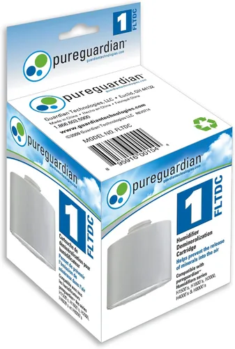 PureGuardian Filtro de desmineralización humidificador, cartucho 1, evita la liberación de minerales, dura 1000 horas, blanco, FLTDC