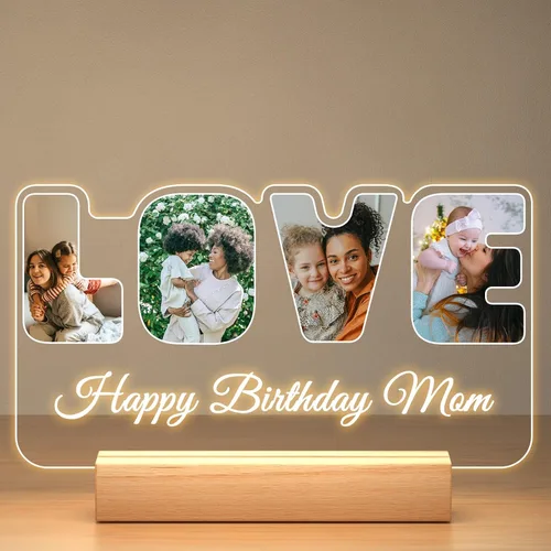Miniatura 16 de Marcos de fotos personalizados con foto, marco de fotos personalizado con luz nocturna, marco de fotos personalizado, regalos de aniversario