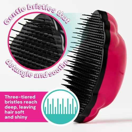 Miniatura 2 de Knot Genie, Cepillo para desenredar el cabello, Azul