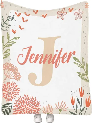 Miniatura 12 de Manta de bebé personalizada para niñas con nombre, manta de bebé personalizada con nombre, manta de envoltura floral para recién nacidos, niños