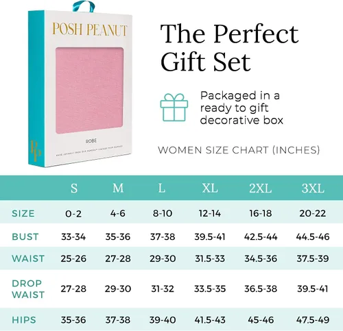 Miniatura 6 de Posh Peanut Bata de mamá para maternidad, parto de parto, ropa de descanso de lactancia suave, viscosa de bambú