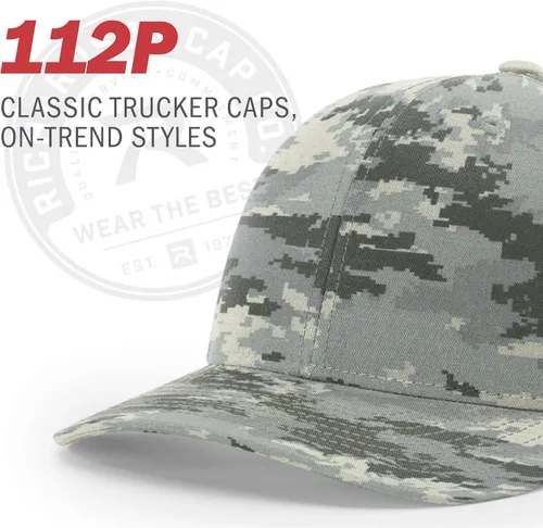 Miniatura 6 de Richardson - Gorra de béisbol ajustable unisex 112, Snapback estilo camionero