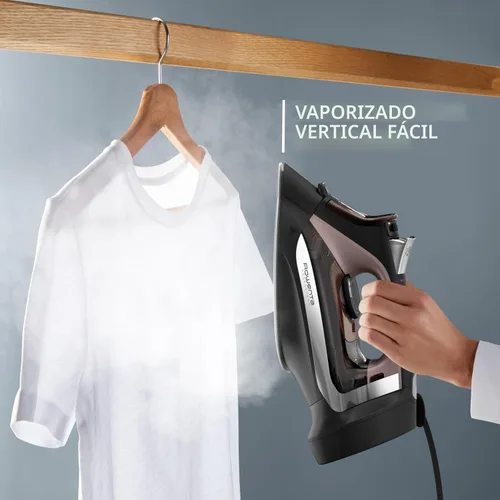 Miniatura 5 de Rowenta Plancha de Vapor para Ropa, Plancha de Vapor con Suela de Acero Inoxidable, Orificios de Microvapor, 1700 Vatios, Ligera, Apagado