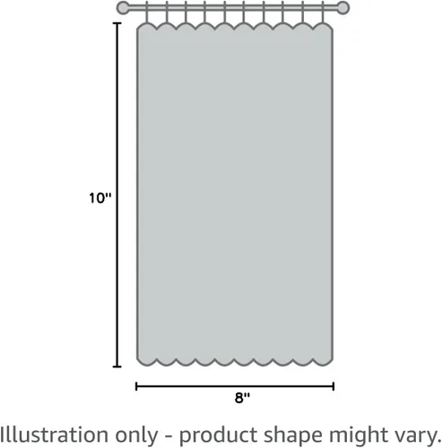 Miniatura 8 de Sapphire Home - Cortinas de jacquard de 84/63 pulgadas de longitud con cenefa adjunta + parte trasera transparente + 2 borlas, cortina tradicional