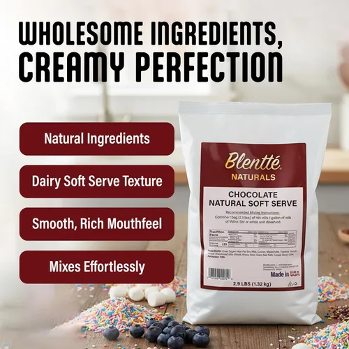 Miniatura 4 de Blentte Mezcla para Helado Suave en Polvo - Polvo Cremoso Natural para Heladera de Postres Congelados, Helado Casero, Gelato o Yogur - Mezcla