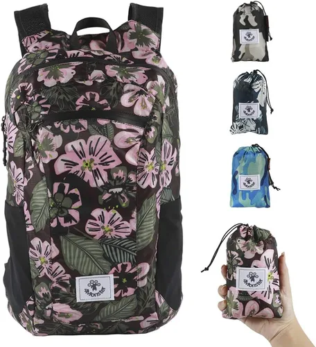 Miniatura 8 de Mochila 4Monster de excursionismo, de día, resistente al agua, ligera, plegable, para viajes, campamento, exteriores A-Naranja