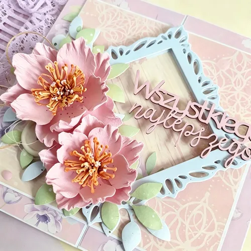 Miniatura 2 de Lapoo Troquel de corte de flores para álbumes de recortes, troquelado de metal duradero para álbumes de recortes, álbum de fotos, tarjetas de papel
