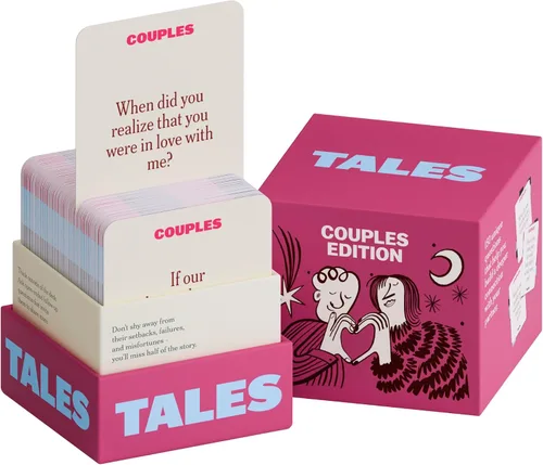 TALES 150 tarjetas de inicio de conversación, edición para parejas, para parejas, juegos para adultos, ideas para noches de cita, aniversarios y