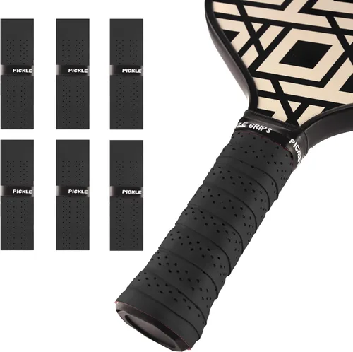 Miniatura 8 de Pickle Grips - Cinta de agarre para pala de pickleball - Envoltura de agarre para raqueta de pickleball - Envoltura de agarre de paleta que absorbe
