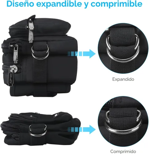 Miniatura 8 de AGPTEK Fanny Pack for Women Men, RFID Large Capacity Waist Wallet Bag, Adjustable & Waterproof Bum Belt Pouch for Travel, Running, Shopping, Hiking