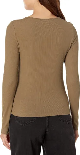 Miniatura 2 de The Drop Top de punto con corte Doug para mujer