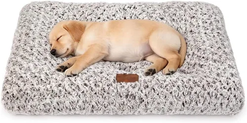 Miniatura 20 de Alfombrilla para jaula de perro, colchón de jaula de perro de felpa, colchón para jaula de perro suave, almohadilla antideslizante para jaula