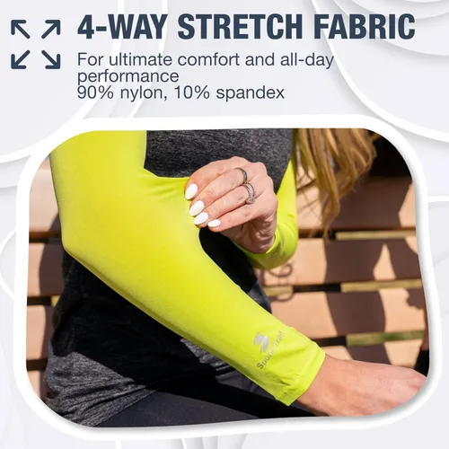 Miniatura 2 de SportsTrail Mangas Refrescantes para Brazos para Hombres y Mujeres – Transpirables, Protección Solar UV, Mangas Deportivas para Brazos para Mujeres