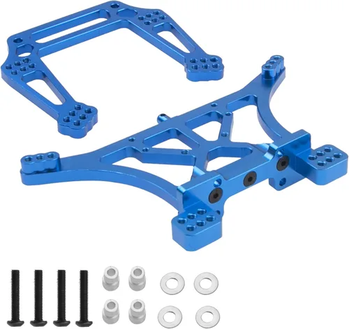 ShareGoo - Soportes de torre de choque delanteros y traseros de metal, parte de actualización de 3638 3639, compatible con Traxxas Slash 2WD Rustler