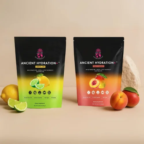 Miniatura 4 de Ancient Hydration Plus - Electrolitos diseñados para apoyar el ayuno Fórmula limpia a base de alimentos con agua de coco, minerales marinos