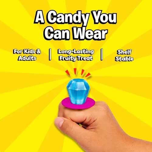 Miniatura 4 de Ring Pop - Paquete variado de piruletas individuales envueltas para el regreso a clases a granel – 20 piruletas con sabores surtidos – Dulces