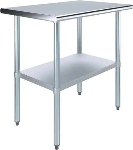 Miniatura 57 de Mesa de trabajo de acero inoxidable, mesa de metal