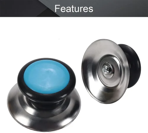 Miniatura 3 de MroMax Perillas universales para tapa de olla, pomo de repuesto de plástico para utensilios de cocina, 2