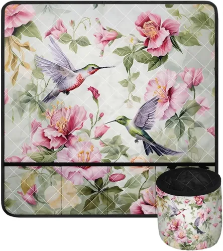 Miniatura 42 de Tapetes para máquina de coser de girasol y colibrí para mesa con bolsillos, para máquinas de coser de Acción de Gracias, alfombrillas para reducir