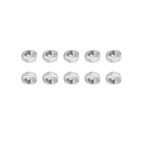 Miniatura 8 de DTGN Tuercas hexagonales M1.0.236x0.014 in (DxP), paquete de 25, buenas para reparación de garaje en casa, tuercas hexagonales de acero inoxidable