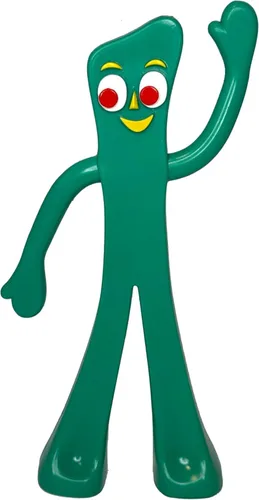 NJ Croce Figura flexible de Gumby de 6 pulgadas, juguete clásico vintage, seguro para niños, figura original de The Gumby Show, gran regalo para
