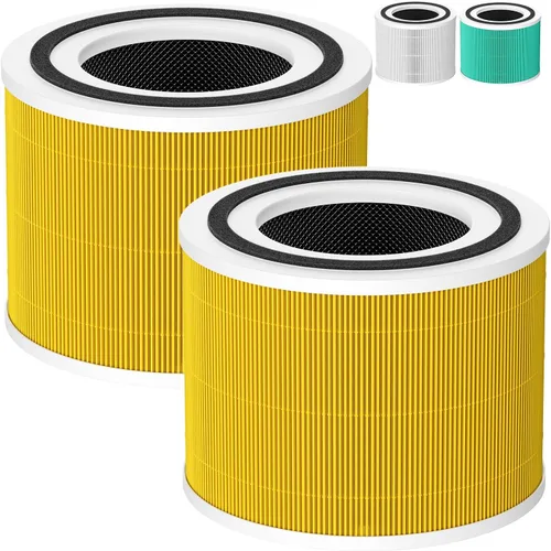 Miniatura 11 de Paquete de 2 filtros de repuesto 240 compatibles con purificador de aire Puro 240, filtro de repuesto 3 en 1 con capa de carbón activado