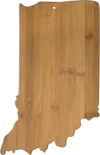 Miniatura 7 de Tabla para cortar y servir modelo Alabama de Totally Bamboo, de bambú 100%, para cocina y entretenimiento, Alabama, Marrón