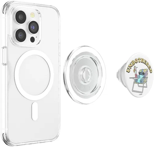 Miniatura 4 de Disney Lilo & Stitch Unbothered PopSockets MagSafe PopGrip para iPhone