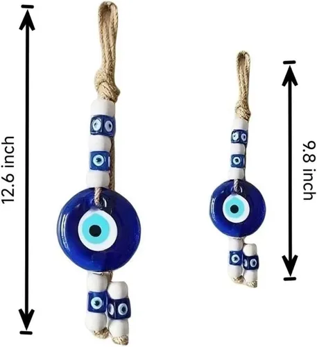 Miniatura 8 de Amuleto de cristal azul de nazar de mal de ojo de buena suerte, adorno colgante hecho a mano para el hogar, oficina, decoración del automóvil