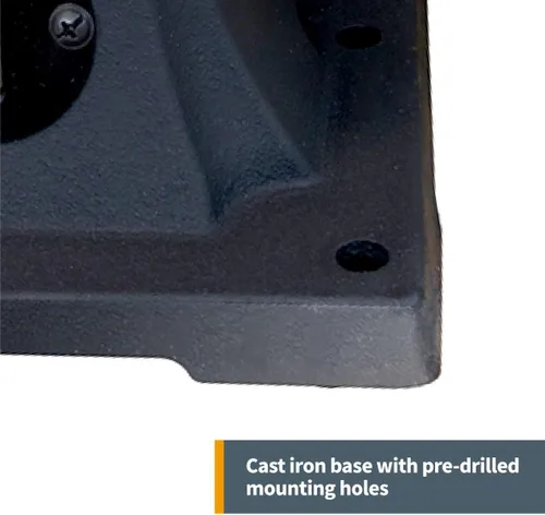 Miniatura 3 de POWERTEC Pulidora de Banco de 6 Pulgadas para Joyería - Incluye 4 Bufadoras de 80 Capas Ideal para Pulir Metal, Joyería, Cuchillos, Madera, Jade