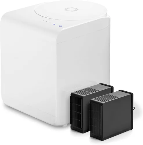 Miniatura 11 de Airthereal Revive R500-V Compostador eléctrico de cocina con cubierta visual, SHARKSDEN® Tri-Blade mejorado, convierte los residuos de alimentos