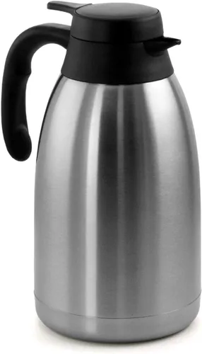 Miniatura 7 de MegaChef Jarra térmica de acero inoxidable de 2 cuartos para café y té