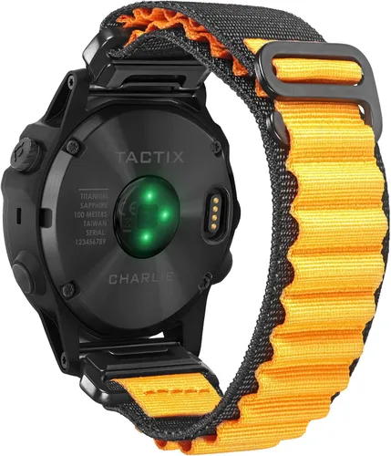 Miniatura 12 de Compatible con Garmin, correa deportiva de nailon tejido resistente con gancho en G para fēnix/Forerunner/Vivoactive/Approach/MARQ/quatix/D2 Series